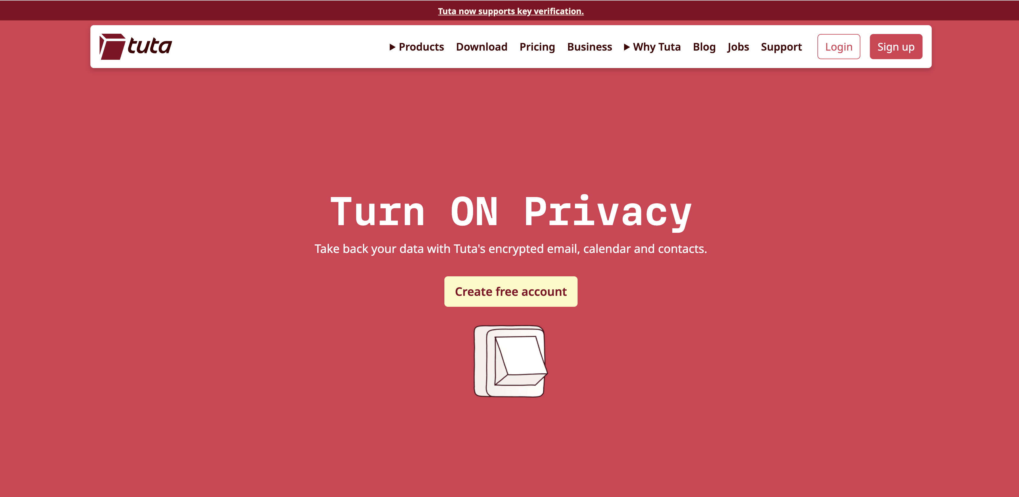 Tuta Mail German encrypted email service emphasizing privacy with end-to-end encryption and quantum-safe security